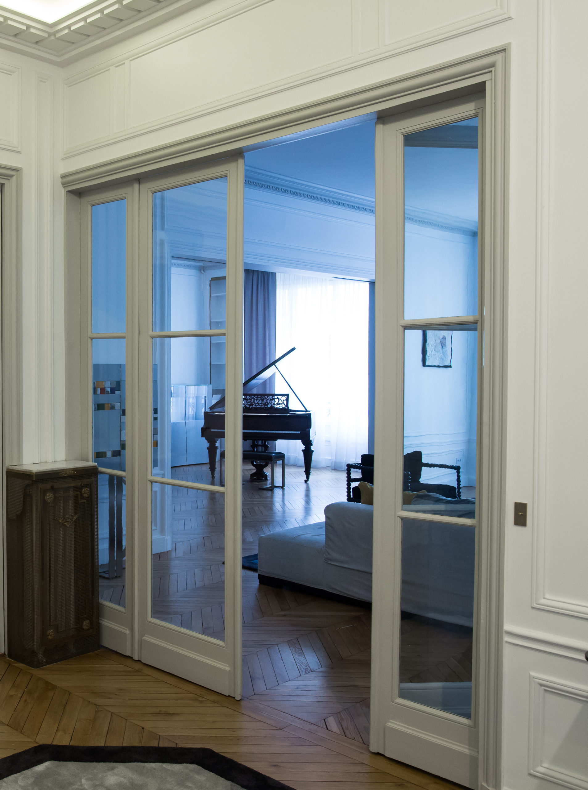 Grand appartement restructuré et rénové à Paris 16ème Flora Auvray