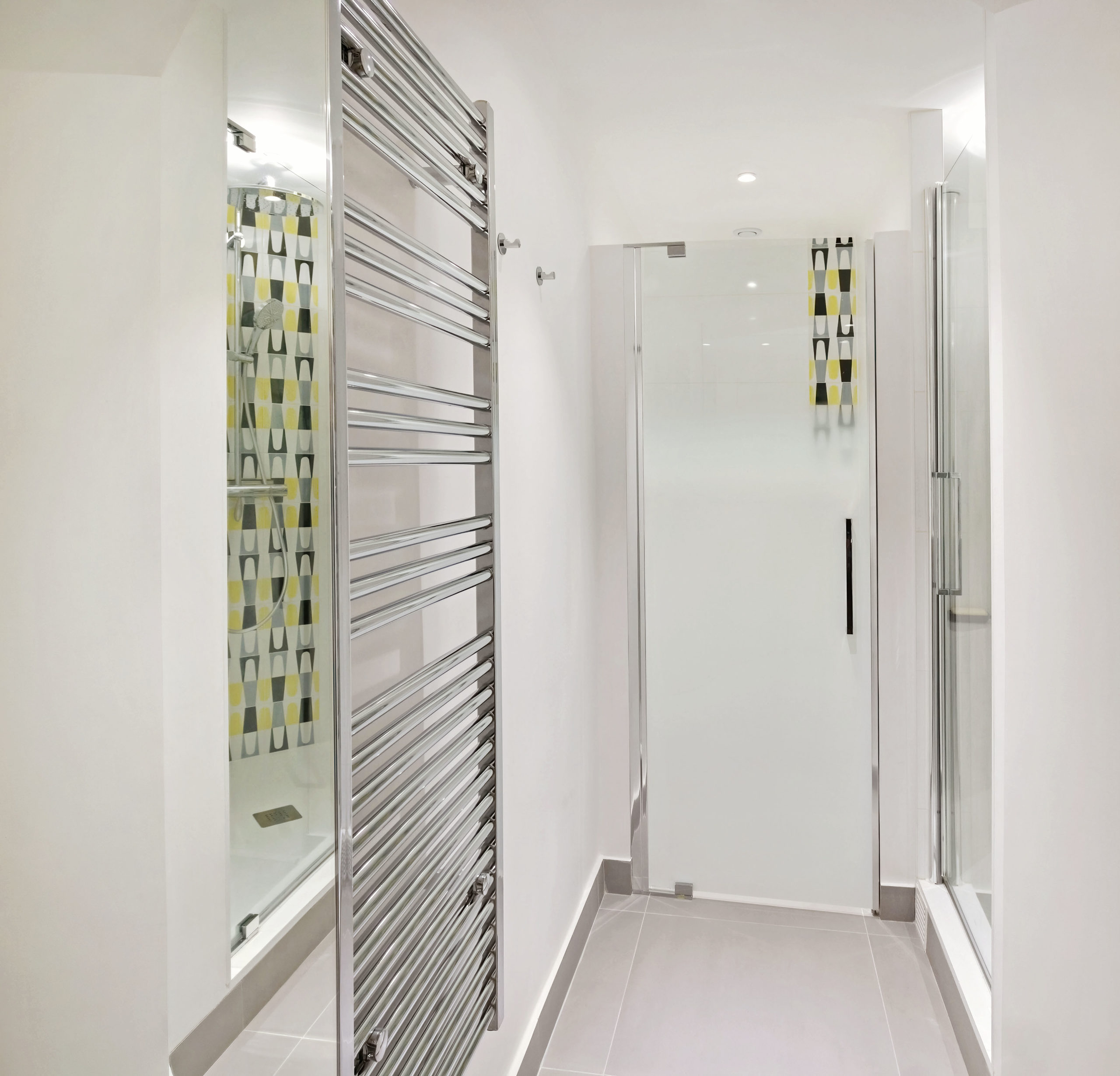 Salle de bain appartement pied à terre parisien - Flora Auvray Architecte d'intérieur