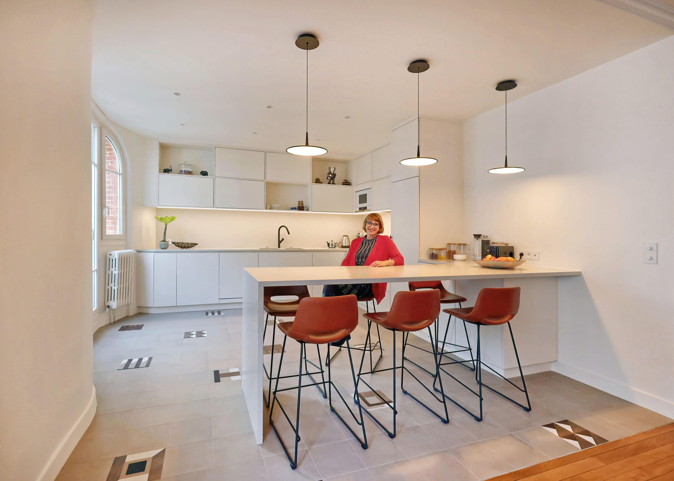 The large, bright and airy kitchen