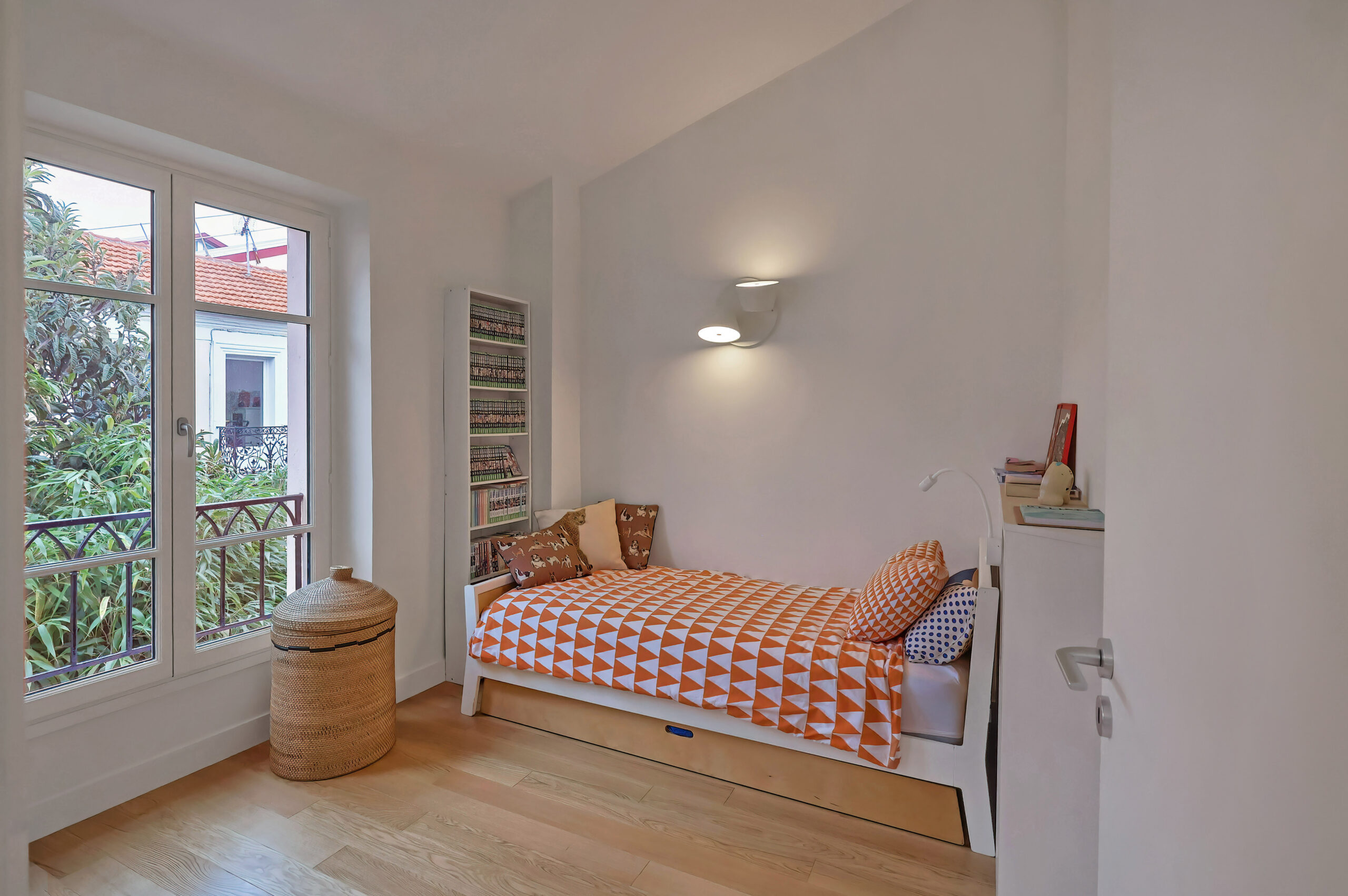 One of the children's bedrooms. Interior designer Flora Auvray