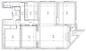 Plan état existant - Flora Auvray Architecte d'intérieur