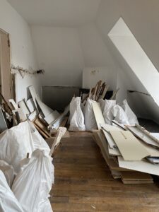Démolition des placards et cloisons